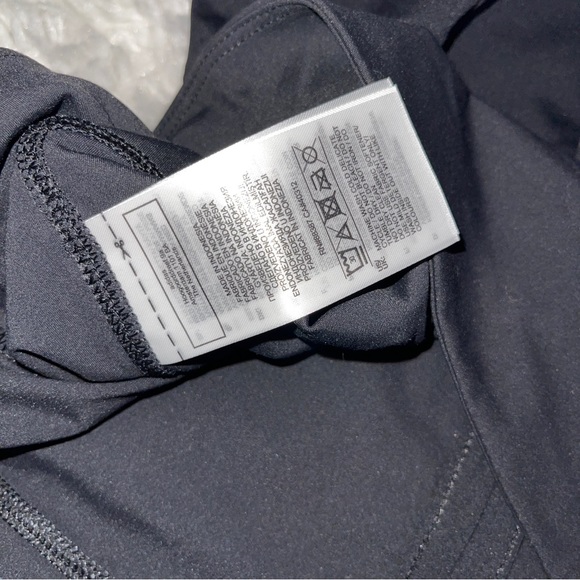 Adidas by Stella McCartney Black Ruched Front Tank Top Medium - Picture 5 of 5